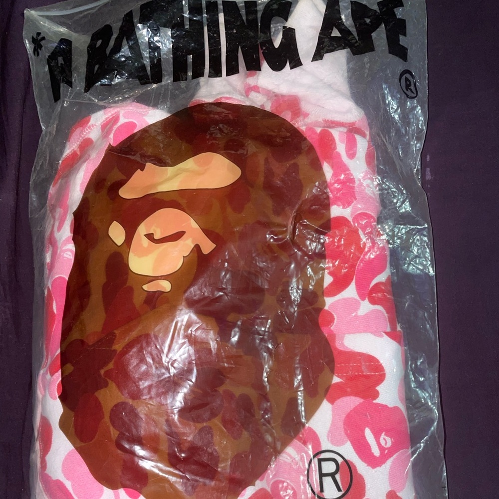 BAPEx Anti Social Social Club ABC Cammo Pink Hoodie